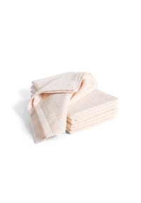 herzbach home Gästehandtücher Spa 30x50cm 525g/m², Premium-Qualität, 100% Baumwolle, einfarbig - Herzbach_Spa - Creme