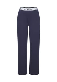 COPENHAGEN STUDIOS - Schlafanzug-Hose Logotape, Gummibund, für Damen - 12 BLUE