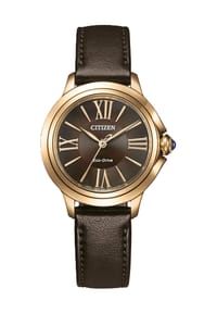 CITIZEN® - ELEGANCE Damen Armbanduhr "EM1163-09X" - BRAUN