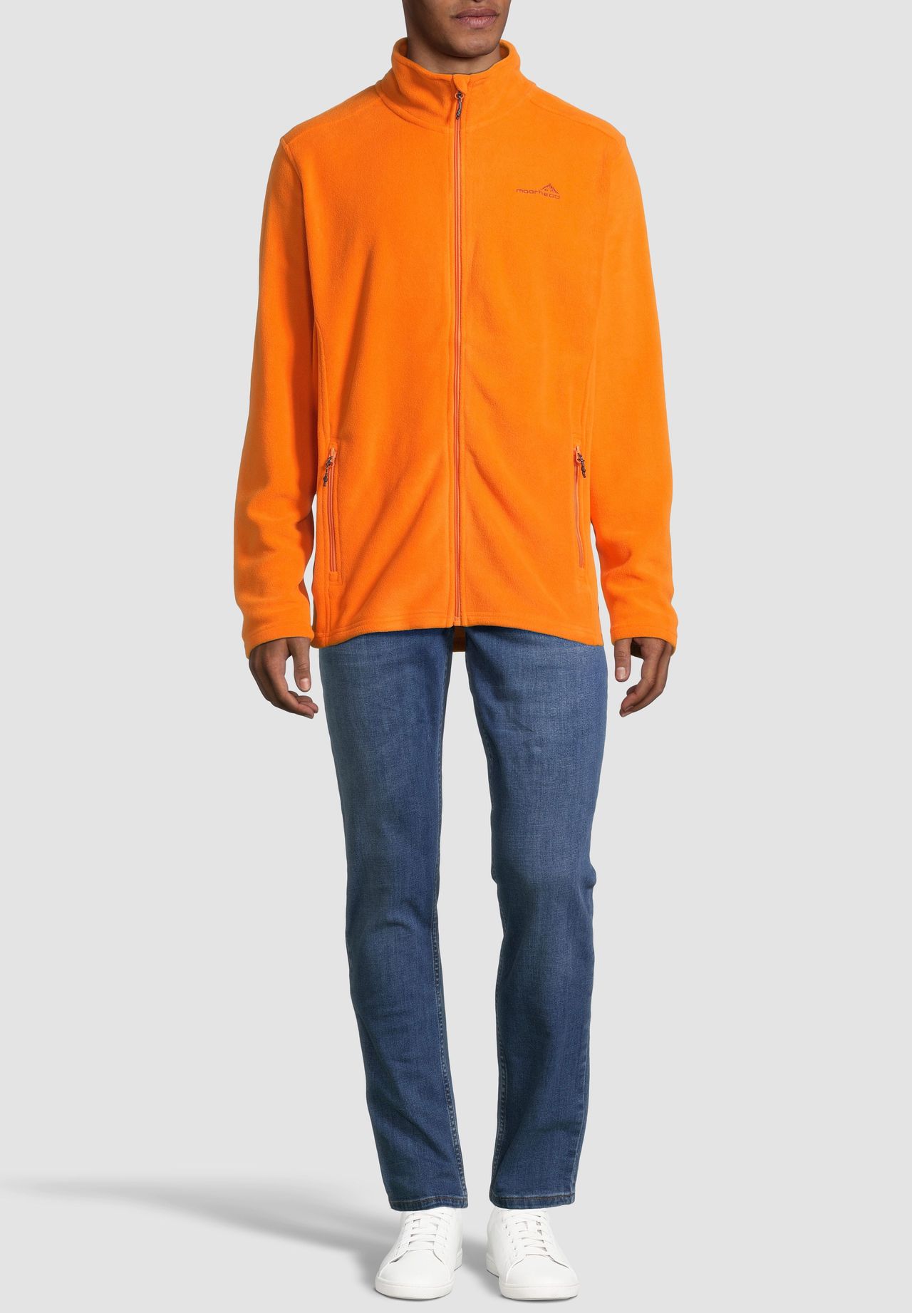 moorhead Fleecejacke, Stehkragen, Reißverschlusstaschen, für  