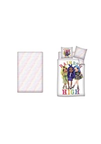 RAINBOW HIGH™ - Rainbow High – Bettwäsche-Set mit 1x Bettbezug(140x200cm), 1x - Weiß 140X200+63X63CM+90X200+25CM