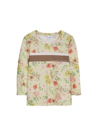 MADELEINE - Shirt mit floralem Print und 3/4-Arm - zitronensorbet / multicolor