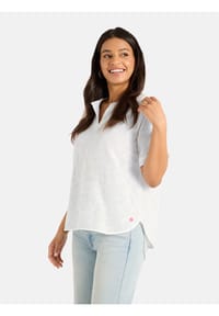 LIEBLINGSSTÜCK - Damen Bluse aus Baumwolle RamiraL - 110P3-offwhite
