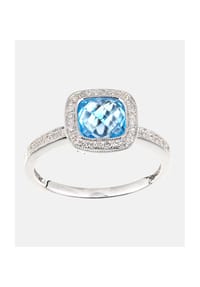 Diamant L'eternel - Ring, mit 0.13 ct Diamant, 375 Weißgold - white gold