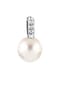 Nenalina Anhänger Muschelkern-Perle Kristalle 925 Silber Bild 1