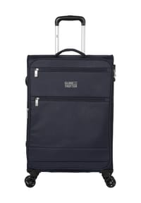 GLOBETROTTER - ALTMÜHL 2.0 4-Doppelrollen-Trolley, Weichgepäck, TSA-Zahlenschloss, Fronttaschen - NAVY