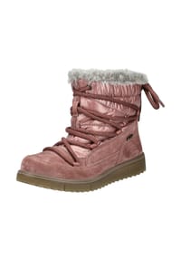 legero - Veloursleder/Textil Stiefelette - Hellrot