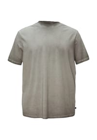 QS - T-Shirt, Baumwolle, für Herren - 9666 GREY/BLACK