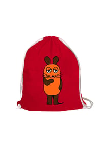 LOGOSHIRT® - Gymbag Die Sendung mit der Maus - Die Maus - classic red