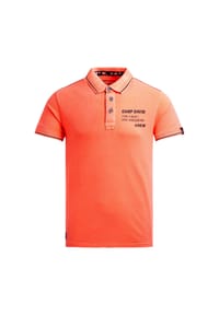 CAMP DAVID - Poloshirt Windsurfing Kurzarmshirt mit Polokragen - orange