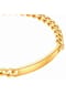 TRUE REBELS Herren Armband aus Edelstahl in Gelbgold Bild 3
