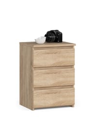 Akord - Nachttisch CL3 mit 3 Schubladen - artisan-eiche