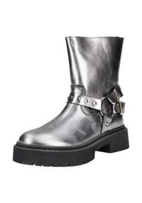 STEVE MADDEN - Leder Stiefel - Gunmetal
