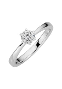 LYOMI - Ring 585/- Gold 1 Diamant Lab Grown 0,50ct. - weiß