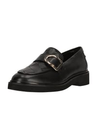CLARKS® - Slipper Splend Penny D mit geflochtener Materialkonstruktion - 1216 Black Leather