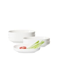 Ritzenhoff & Breker Beilagenschalen Kelly 15,5 x 10 cm 6er Set weiß - KELLY - weiß