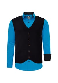 RUSTY NEAL® - Hemd mit Weste - Anthrazit
