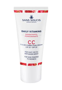 SANS SOUCIS DAILY VITAMINS - CC Color Correction Pflege LSF20 - RÖTUNGEN