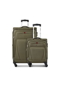 WENGER® Beaumont - Beaumont 4 Rollen Kofferset 2-teilig mit Dehnfalte - black