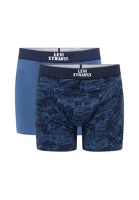 Levi's® - Boxershorts Base, 2er-Pack, für Herren - 001  BLUE COMBO