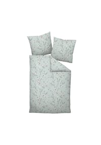 Janine® - Bettwäsche 2 teilig - Tango, Mako-Soft-Seersucker, Baumwolle, floral - Rosa