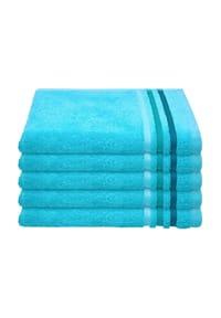 SCHIESSER - Frottier-Gästetücher Skyline Color im 5er-Set (30x50cm) - altrosa