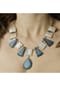 Steuer Modeschmuck Collierkette Metall 5 Bild 3
