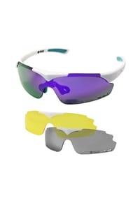 YEAZ - Set Magnet-Sport-Sonnenbrille SUNUP - mattweiß