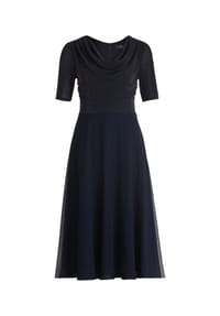 Vera Mont - Cocktailkleid, Wasserfall-Ausschnitt, für Damen - 6179 STR AUBERGINE
