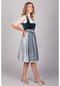 EDELNICE Midi Dirndl Veronika Samt Petrol Bild 5