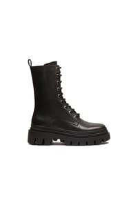 kazar - Schwarze Stiefel im Militärstil - Schwarz