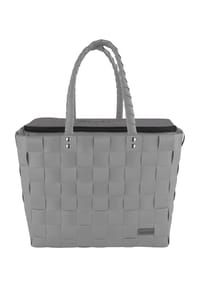 normani® - Flechtkorb mit großer Kühltasche - Anthrazit