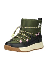 Sorel - Lederimitat/Textil Stiefel - Schwarz/Grün