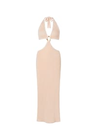 MODA MINX - Partykleid SCRUNCH mit stilvollen Cut-Outs - Coconut