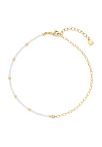 LEONARDO - Damen Fußkette "Nana Ciao", Edelstahl - GOLD