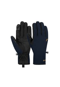 reusch - Fingerhandschuhe Trooper TOUCH-TEC™ Lady aus winddichtem Material - 7470 black/dress blue/gold