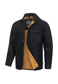 INDICODE - Hemd Langarm Henderson - Black