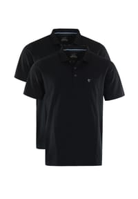 hajo - Poloshirt 2er Pack Pique - Admiralsblau