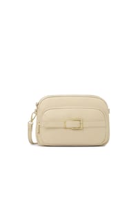 kazar - Lederhandtasche Typ Postbag - Creme