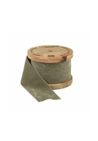 LOBERON Samtband Phaedra olivgrün - Geschenkedekoration - olivgrün