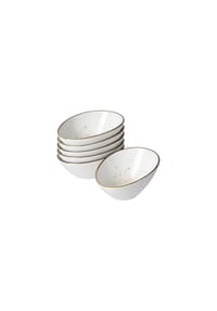 Ritzenhoff & Breker Dipschalen Cosmo 11,5 x 8,5 cm 6er Set grau - COSMO - grau