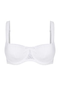 susa - Dirndl-BH, Bügel, florale Spitze, für Damen - 003 WEISS