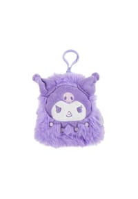 COFI - Kuromi Geldbörse Plüsch Portemonnaie Kinder Münztasche - Lila 3.0 X 11.0 X 9.5 cm