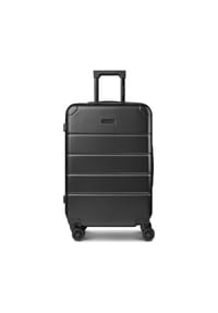 POLICE Dublin - Dublin 4 Rollen Trolley M 64 cm mit Dehnfalte - black