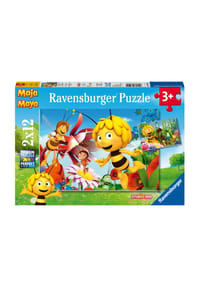 Ravensburger - Biene Maja Puzzles "Auf der Blumenwiese", 2 x 12 Teile - 