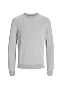 ORIGINALS by JACK & JONES - Strickpullover "Jjeglobe", Baumwolle, für Herren - 179085 LIGHT GREY