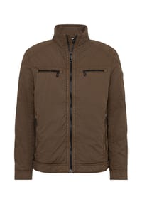 redpoint - Modern Fit garment dyed Baumwolljacke KAYNE - mud