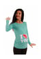 M.M.C. Umstandslangarmshirt I Love You mit Motiv Bild 1