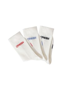 COPENHAGEN STUDIOS - Tennissocken, 3er-Pack - 28817 3OFFWHITE CO