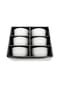 ALMINA® Almina 6 Teiliges Schalen-Set Weiß aus Porzellan mit Muster Bild 9